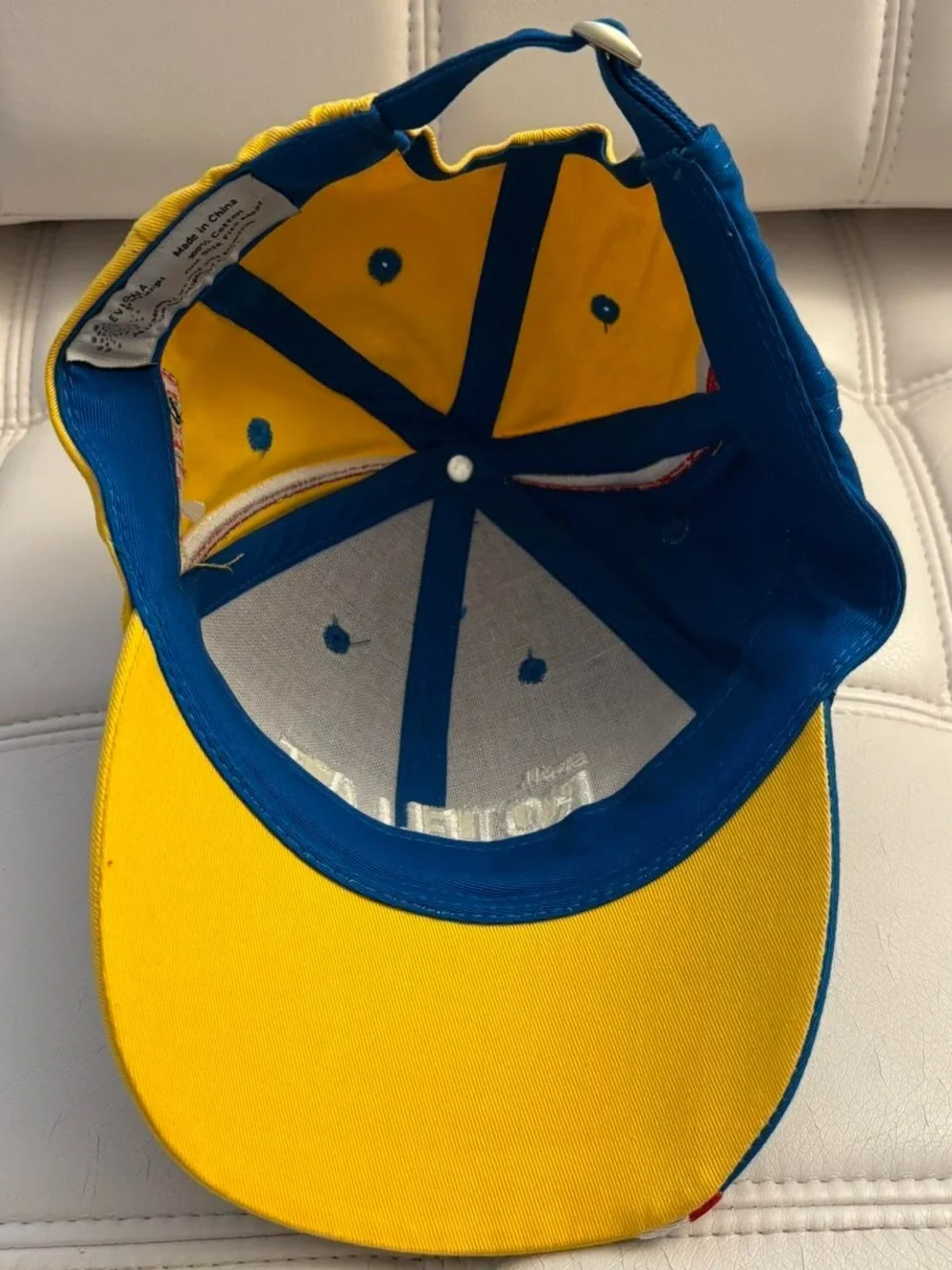 Kevin Harvick Rotella Shell Blue & Yellow Racing Hat